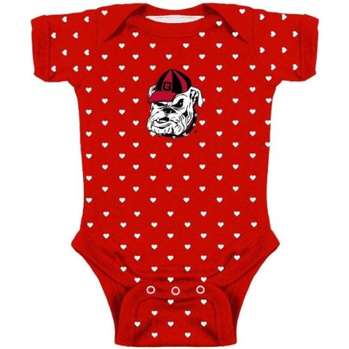 Two Feet Ahead Hearts Baby Bodysuit Creeper Baby Girl Clothes Newborn Infants Sizes 0-3M 6M 12M