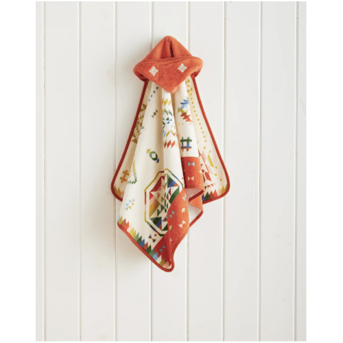 WILD BLOOMS HOODED BABY TOWEL