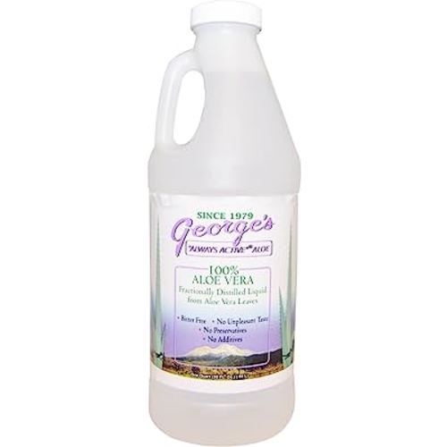 George's Aloe Vera, 100% Aloe Vera Liquid, 32 fl oz (.94 l)