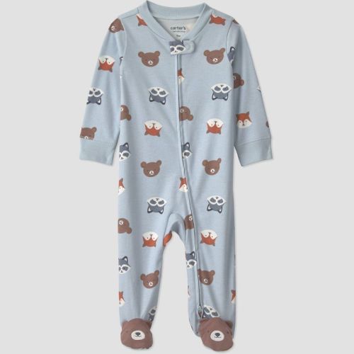 Carter's Just One You® Baby Boys' Wilderness Animals Sleep N' Play - Blue Newborn