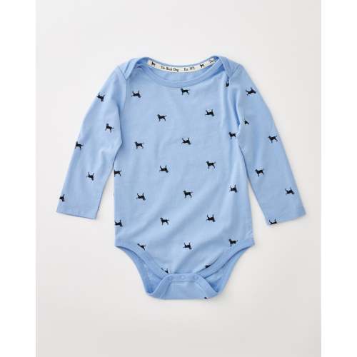 Lil Kids Mini Dog Longsleeve Onesie – The Black Dog