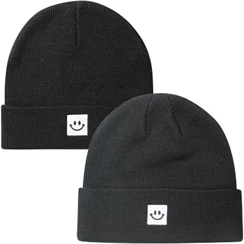 2Pack Baby Beanie Knit Toddler Hat for Girls Boys 0-8 Years