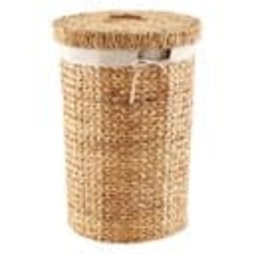 Round Water Hyacinth Hamper | The Container Store