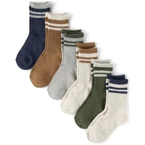 The Children's Place Boys' Crew Socks Variety Pack