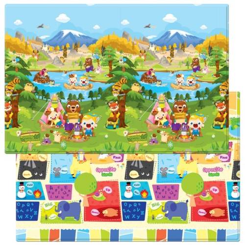 Let's Go Camping Playmat - 82.5in L X 55in W