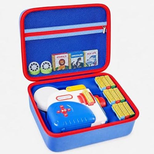 Case Compatible with Little Tikes for Story Dream Machine Books Starter Set, Toys Protective Container for Little Tikes for Storytime Audio Play Real for Littles Character Collection (Box Only), Blue