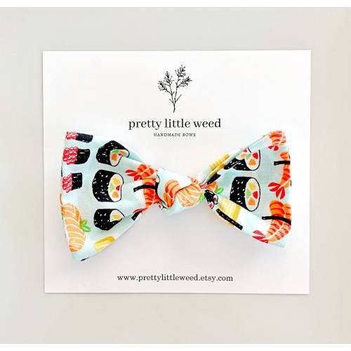 sushi bow, sushi hair bow, sushi toddler bow, sushi hair clip, sushi baby headband, sushi, toddler hair bow, sushi headband, sushi baby bow