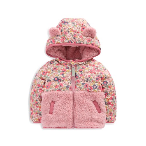 Kids' Mixed Media Hooded Jacket