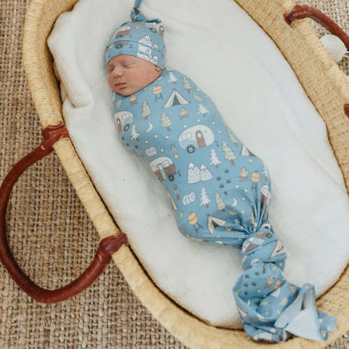 Knit Swaddle Blanket - Bridger