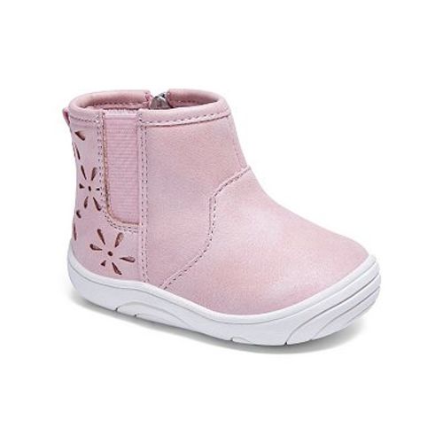 Stride Rite Bethany Toddler Girls Slip-On Ankle Boots With Cutout Design