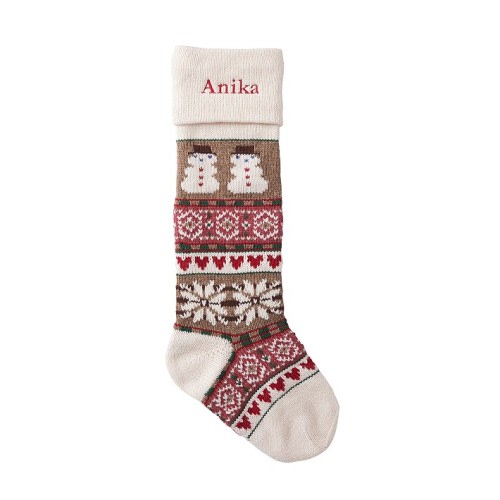 Classic Fair Isle Christmas Stocking Collection