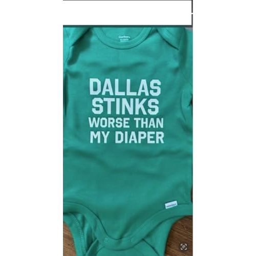 Eagles fans baby bodysuit birds onesie ® infant one piece Cowboys stink funny football