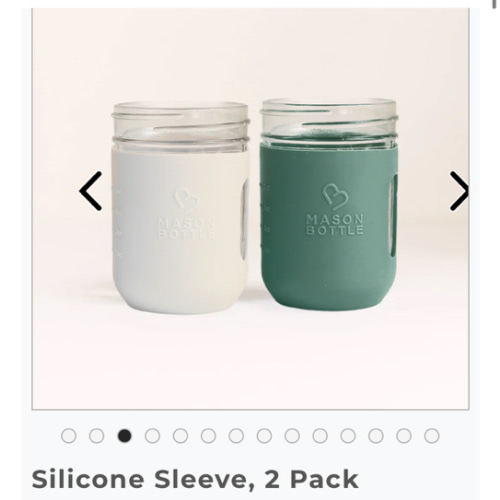 Silicone Sleeve, 2 Pack – Mason Bottle