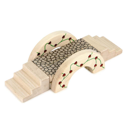 Rose Vine Bridge 8 pc. Building Block Set | Everwood Friends