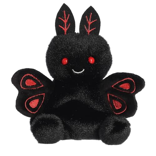 Aurora® Adorable Palm Pals™ Mortimer Mothman™ Stuffed Animal - Fun Collectible Plush for Kids and Adult Collectors - Perfect for Decorating Rooms and Birthday Gifts - Black 6 Inches