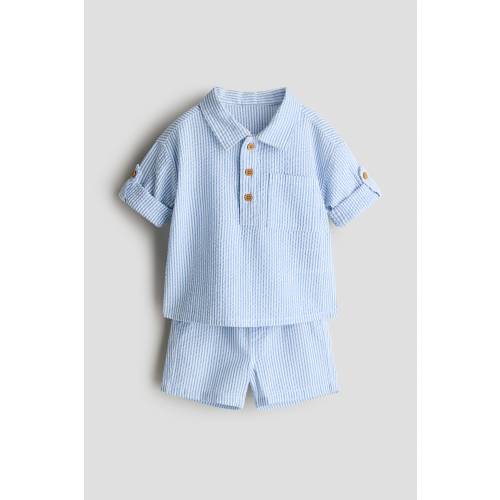 2-PIECE COTTON SEERSUCKER SET