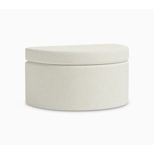 Chris Loves Julia Ottoman Performance Basketweave Slub Ivory