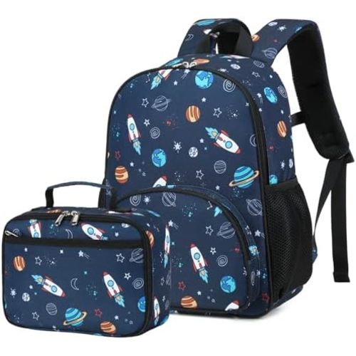 Backpack for Kids Boys Girls Preschool Kindergarten Bookbag Set with Lunch Box Toddler School Bag