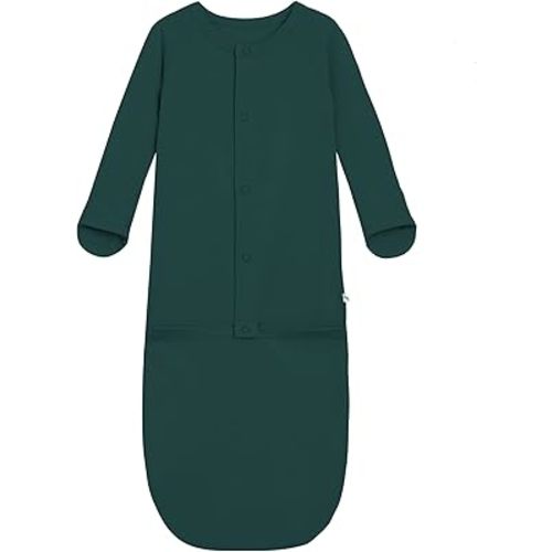 Viscose from Bamboo Baby Gown Newborn Preemie Sleeper Gowns Long Sleeve Nightgowns Unisex Infant Sleepwear