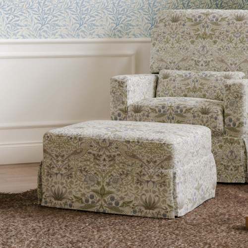 Namesake Morris & Co. x Namesake Crawford Gliding Ottoman