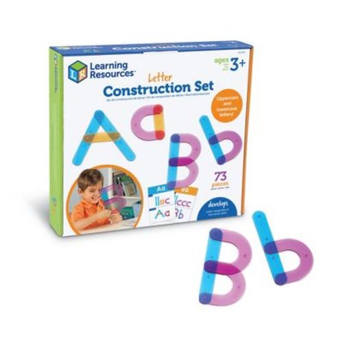 Learning Resources Letter Construction Activity Set - Alphabet Montessori Toys, Ages 3+