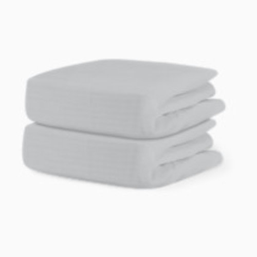 Newton Baby 2-Pack Organic Cotton Breathable Crib Sheets - Twilight Grey