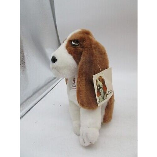 Vintage 1982 Remco Advertising Plush *HUSH PUPPIES DOG* 11.5” (NEW WITH TAG)