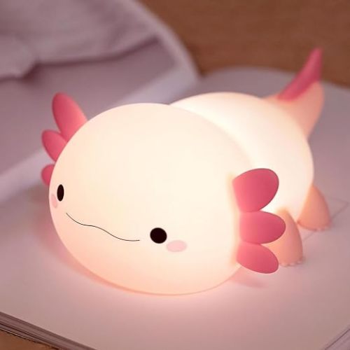 Duck Night Light, Squishy Silicone Bedside Light for Baby Nursery | BPA-Free Silicone,Dimmable,20min Timer,Rechargeable Touch Light , Cute DoDo Ducky Lamp, Boys Girls Room Decor, Gift for Kids