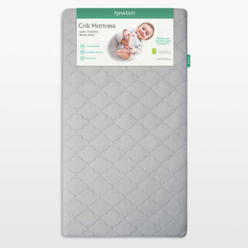 Newton Baby Breathable Quilted Grey Original Crib Mattress
