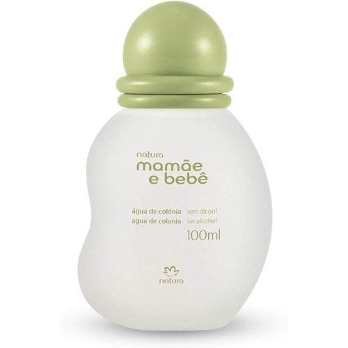 Natura - Mamãe e Bebê Mom & Baby Cologne | Gentle Fresh Scent for Babies | Alcohol-Free, Hypoallergenic, Pediatrician Tested, Vegan & Safe Daily Use – 3.4 fl oz (100 ml)