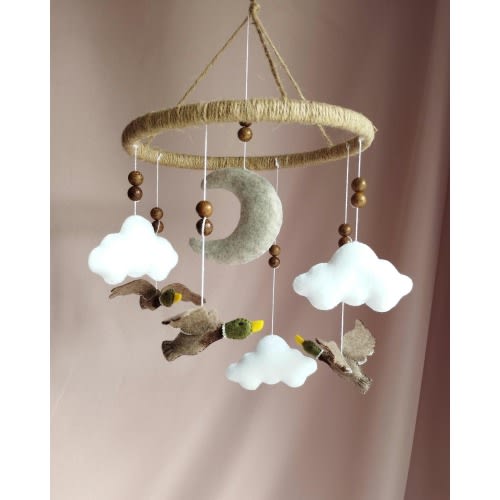 Mallard Ducks Baby Mobile, Hunting Nursery Decor, Duck Hunting Mobile, Rustic Woodland Baby Mobile, Duck Nursery, Lodge Cabin Nursery,PO1336