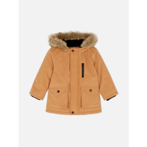 0-36mths | Faux Fur Trim Parka