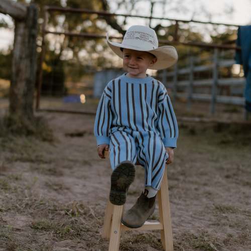 Mist Stripe Knit Set – Blossom and Pear