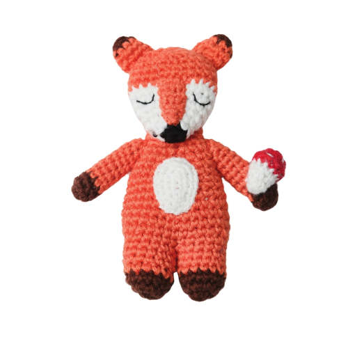 Pocket Fox | Handmade Crochet Baby Toy | Our Little Treasures