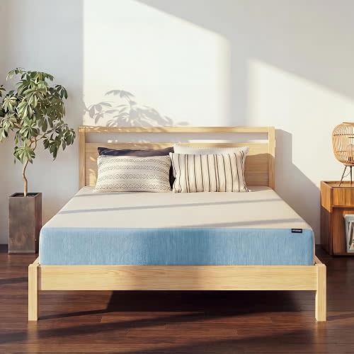 LIFEMENT Twin Mattress, 8 Inch Twin Memory Foam Mattress, Basic Copper Cooling Gel Mattress in a Box, Pressure Relief with Medium Firm Support, CertiPUR-US Certified, 75''L x 39''W