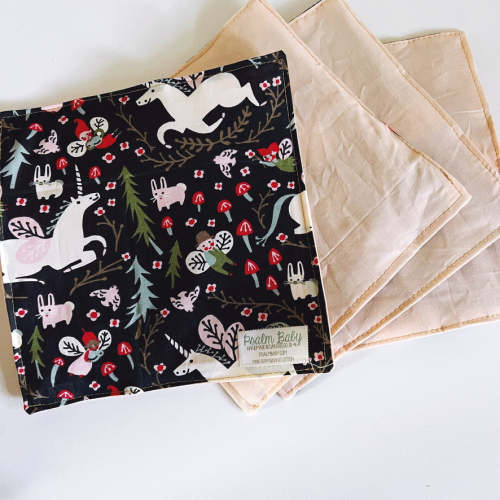 Organic Cotton Baby Crinkle Cloth Sensory Toy | Magical Jungle – Organic Fabric Company™