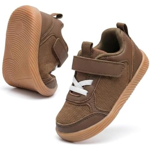 MORENDL Toddler Sneakers Baby Gril Boy Tennis Shoes Breathable Lightweight Slip On First Walking Running 6 9 12 18 24 Months Shoe