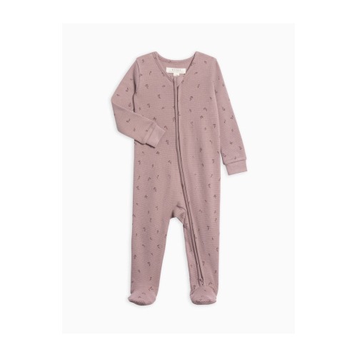 Lane Waffle Knit Footed Sleeper, Newborn