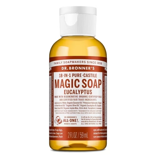 Dr. Bronner's Magic Pure Castile Liquid Soap Hand & Bodywash - Eucalyptus - 2 fl oz
