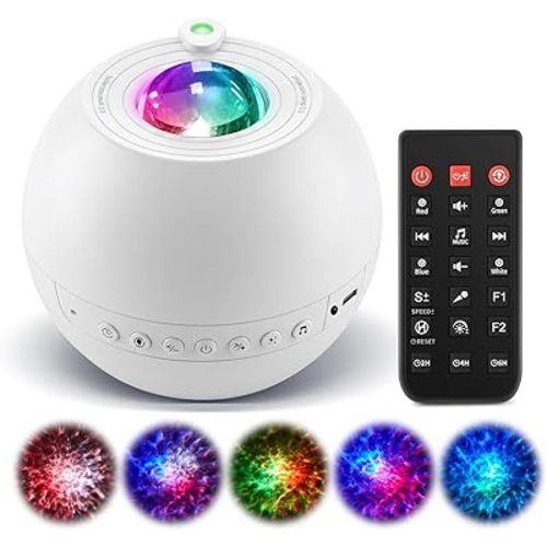 Sound Machine Light Projector, 30 Sleep Sounds for Baby , Bluetooth Speaker