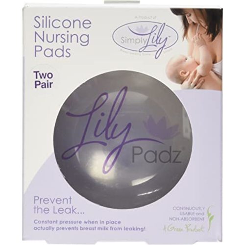 LilyPadz® Reusable Silicone Nursing Pads Double Pair Regular Size