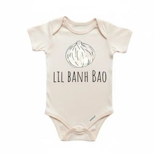 Dumpling Asian Newborn Baby Onesie® Bodysuit GS1 Multicolor 0-3M