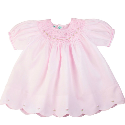 Smocked Bishop Dress with Panty for Newborn & Baby Girl | Feltman Brothers