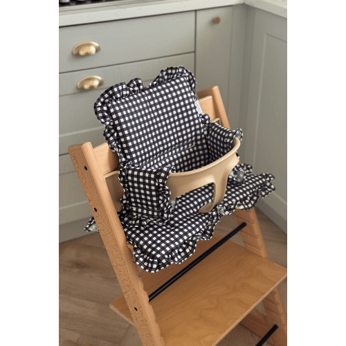Monochrome Gingham 2 in 1 Cushion | Greyfox Designs