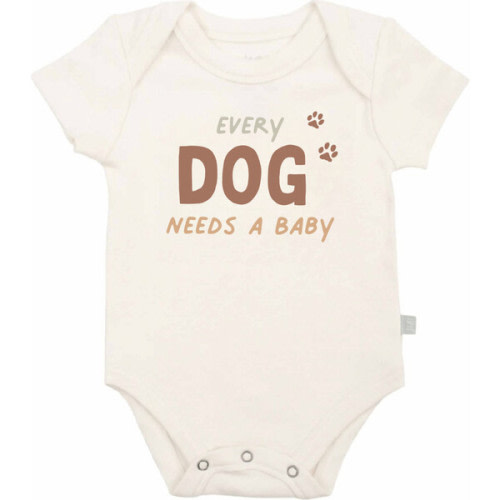 Graphic Bodysuit, Every Dog Needs A Baby - Finn + Emma | Maisonette