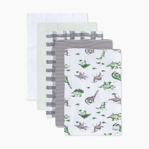 Burt's Bees Baby Organic Burp Cloth (5 Pack) - Happy Herbivores