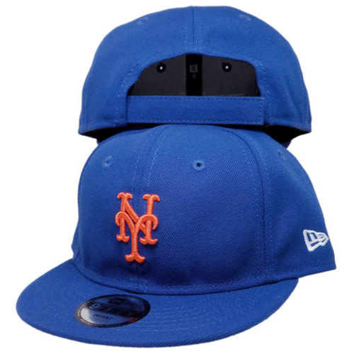 New York Mets New Era INFANT My 1st 9Fifty Snapback - Royal, Orange - ECapsUnlimited.com