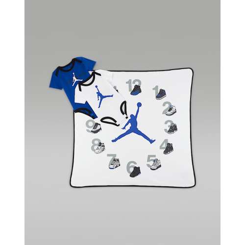 Jordan Milestone Baby (0-9M) Bodysuit Set (3-Pack). Nike.com