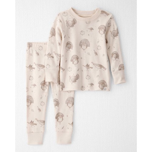 Baby Organic Cotton Pajamas in Turkey Gobbler Print - Little Planet | Carter's