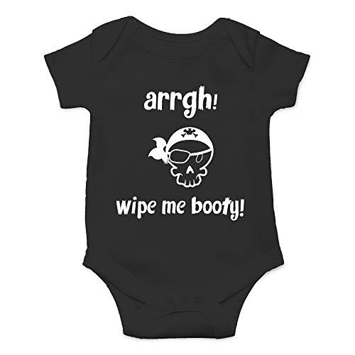 CBTwear Arrgh! Wipe Me Booty! - Baby Clothes - Funny Newborn Bodysuit Outfits for Boys and Girls